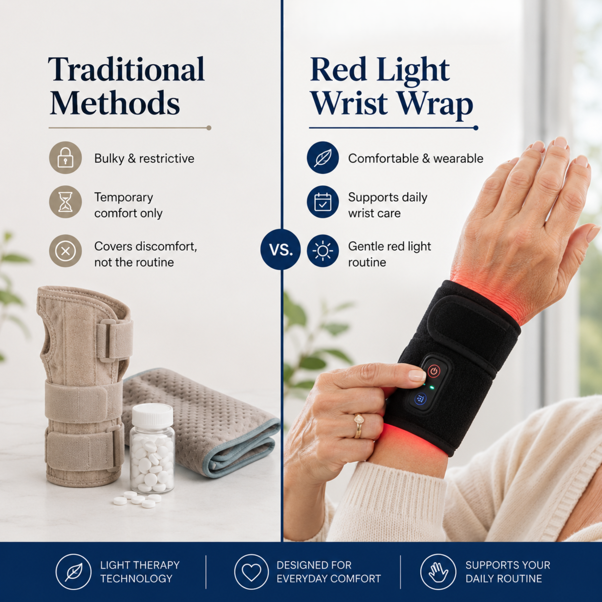 Infrared Wrist Guard — Wrist Comfort For Arthritis, Carpal Tunnel & Daily Strain