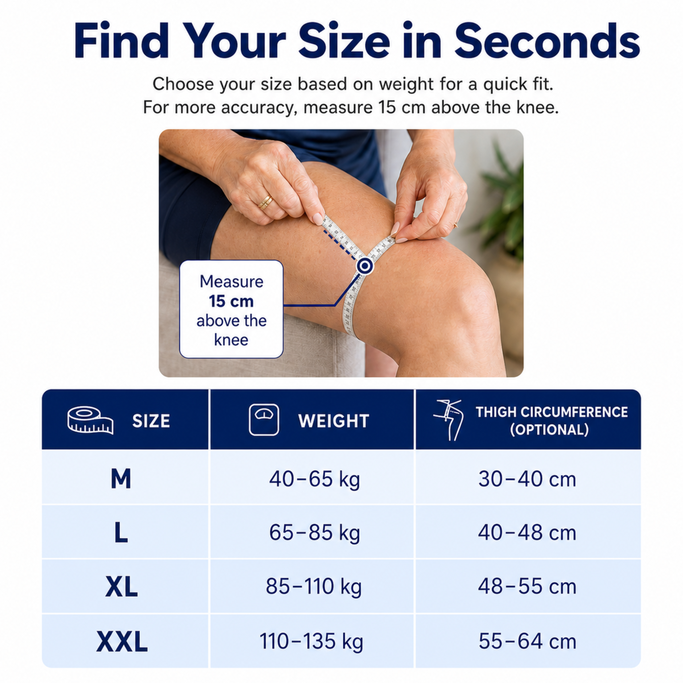 Smart Knob Knee Brace — Adjustable Knee Support for Every Rep, Run & Workout