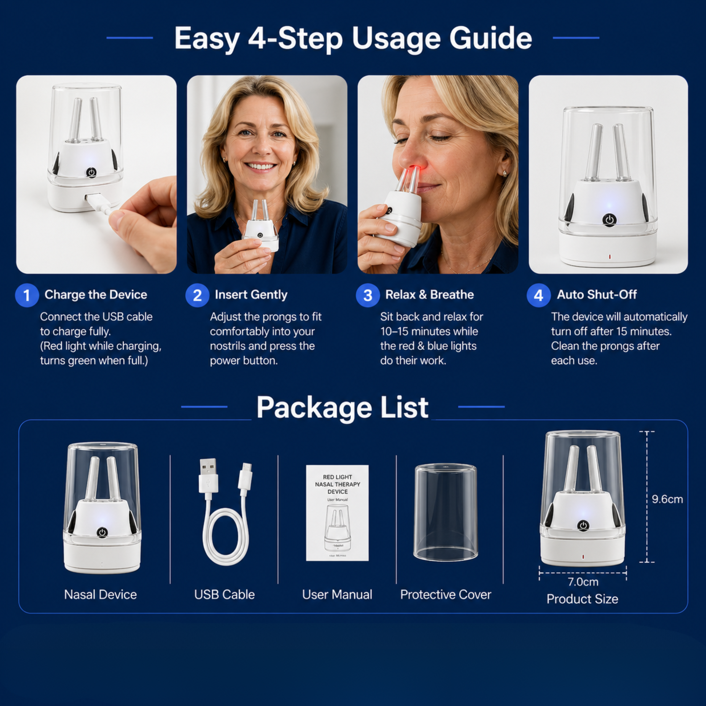 Nasal Light Therapy — Breathe Freely Without Congestion or Daily Spray
