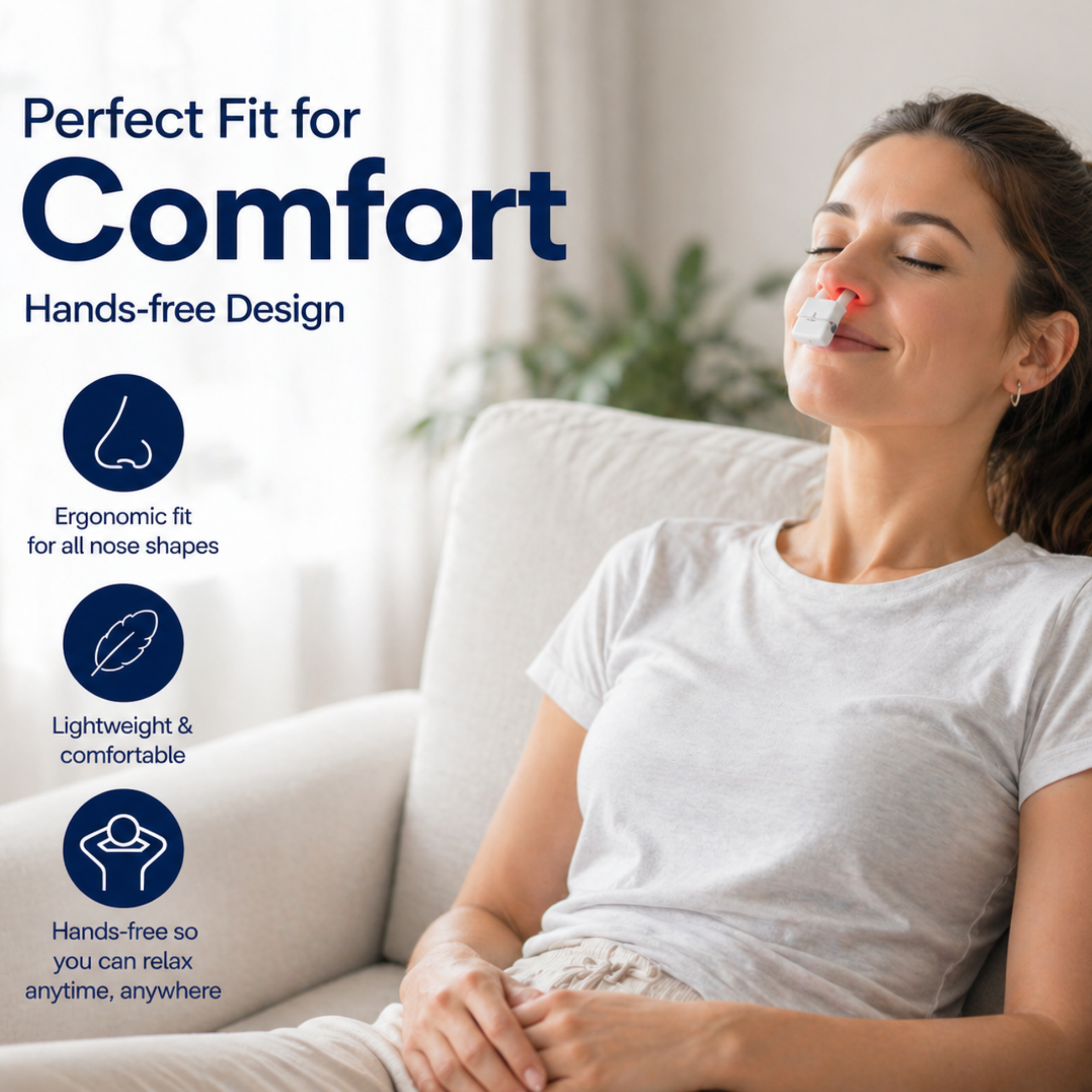 Nasal Light Therapy — Breathe Freely Without Congestion or Daily Spray