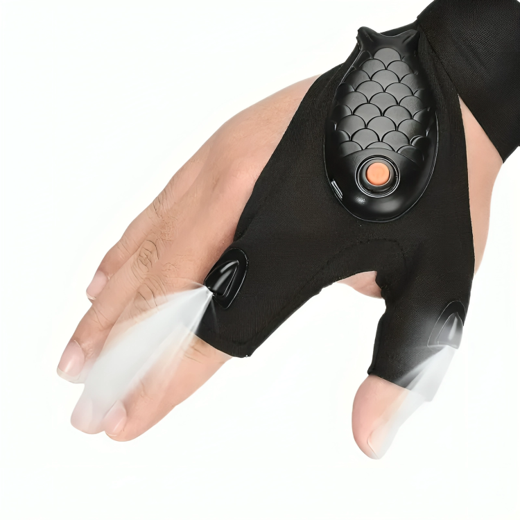 Rechargeable Finger-Less LED Glove