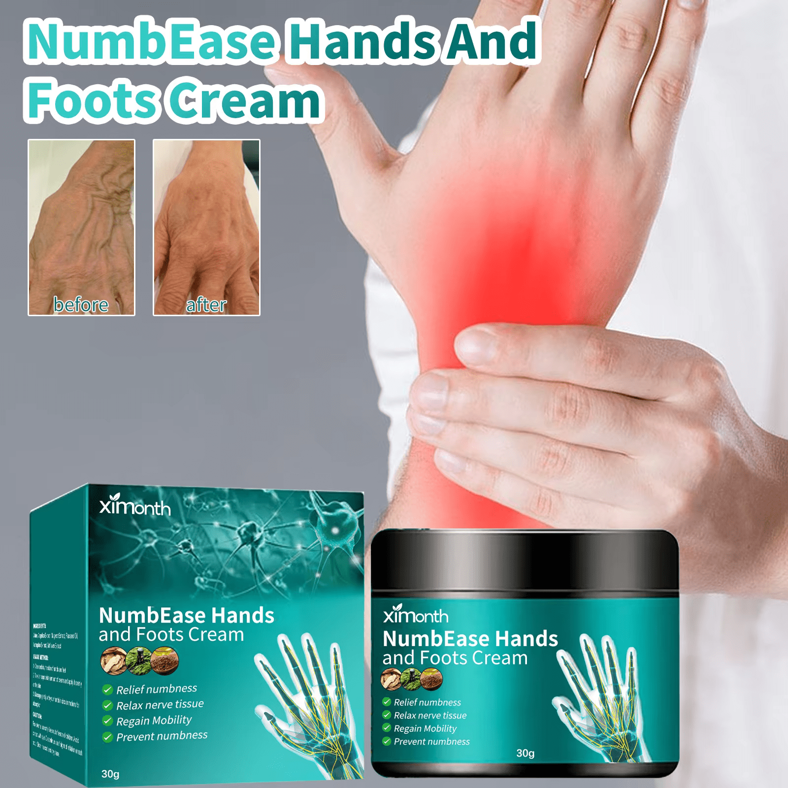 Natural Numbing Nerve Comfort Cream