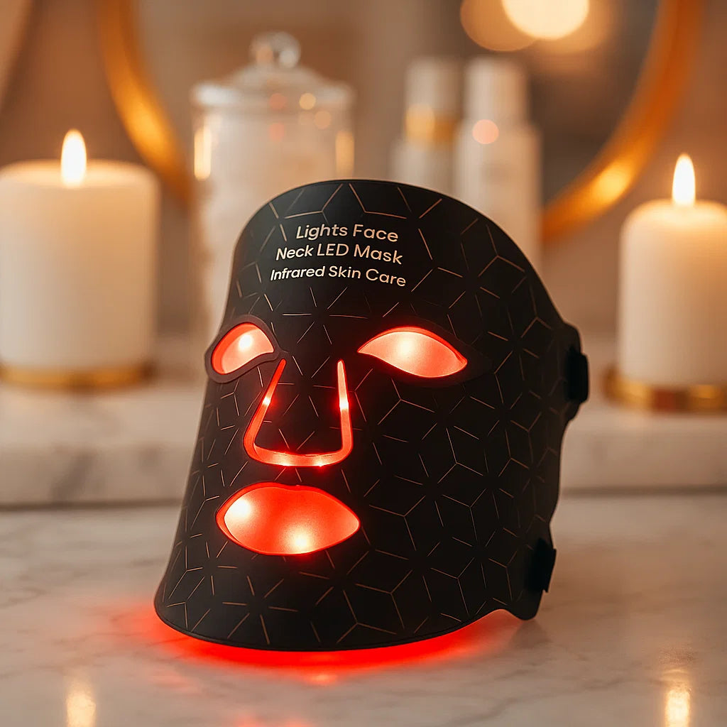 240-Light Face & Neck LED - LED + Microcurrent — Your Skin’s Power Duo