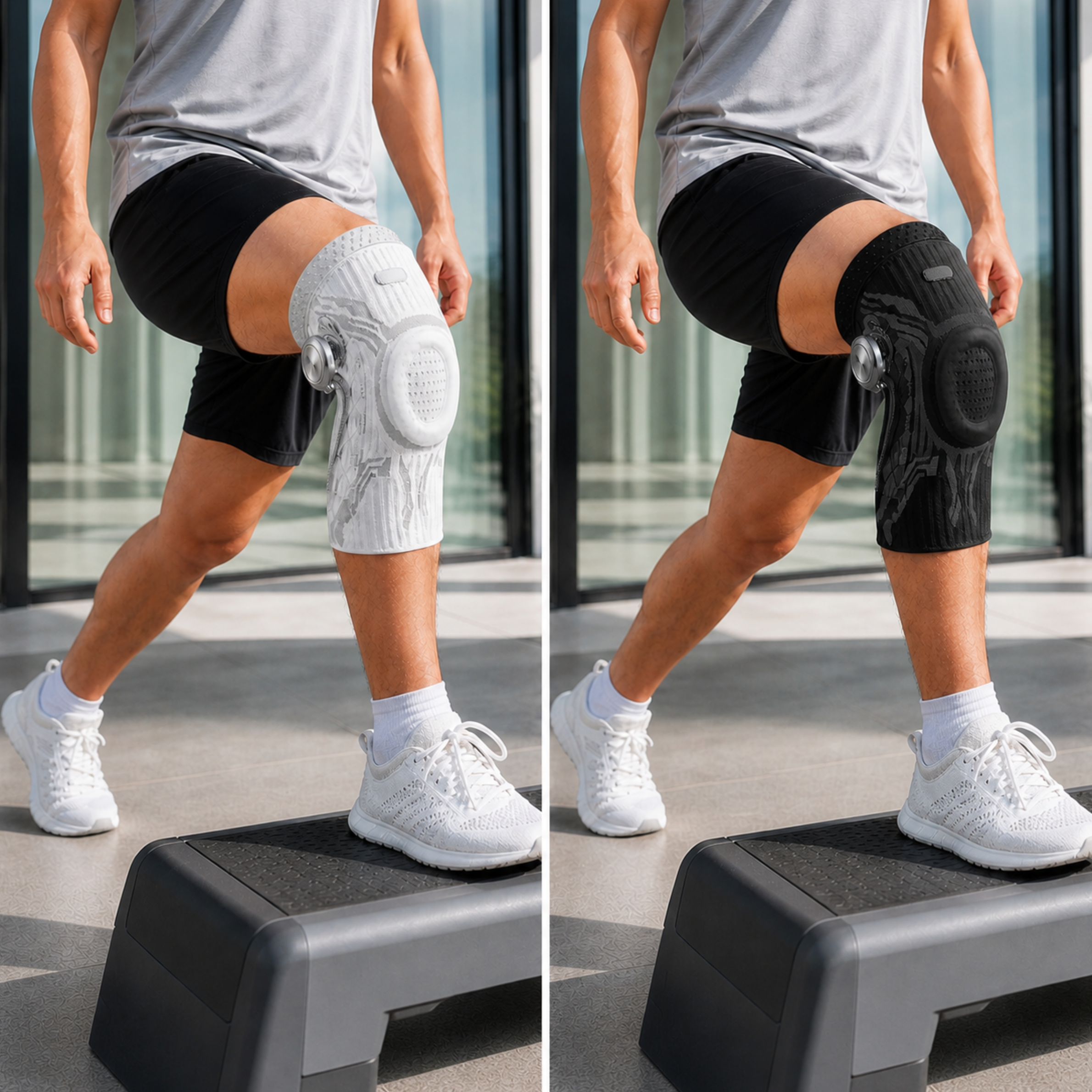 Smart Knob Knee Brace — Adjustable Knee Support for Every Rep, Run & Workout