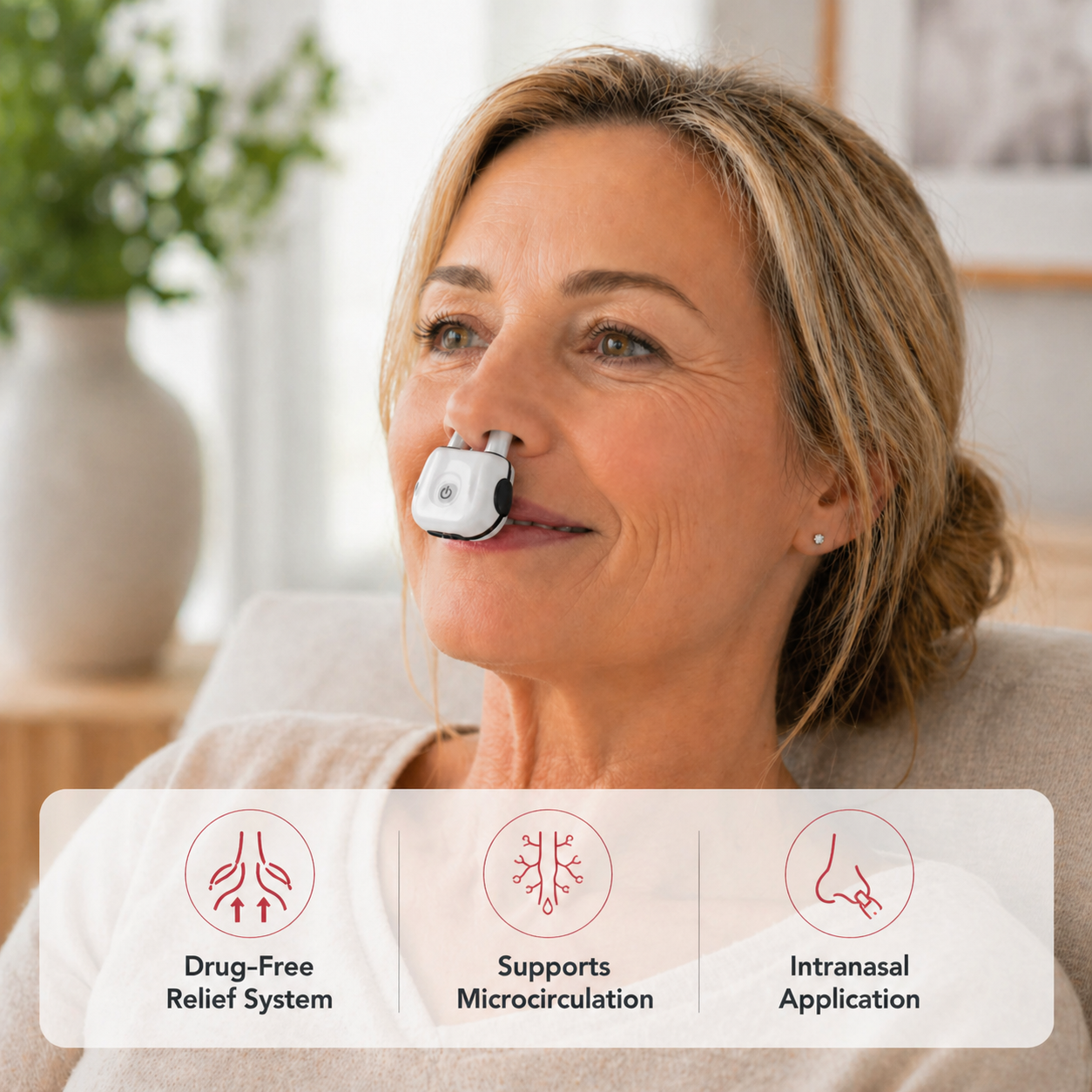 Nasal Light Therapy — Breathe Freely Without Congestion or Daily Spray