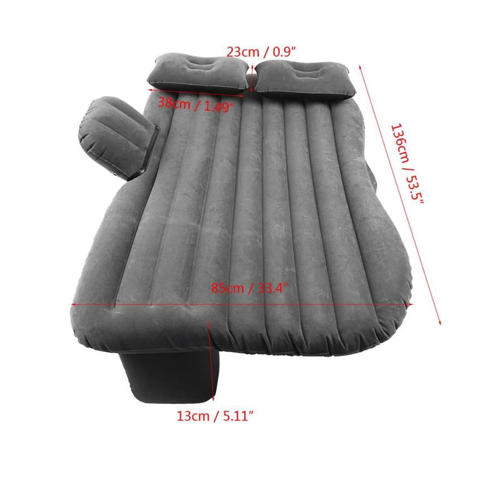 Inflatable Car Back Seat Portable Air Mattress Camping Bed_10