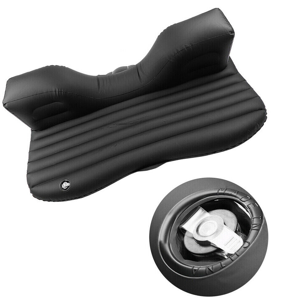 Inflatable Car Back Seat Portable Air Mattress Camping Bed_3