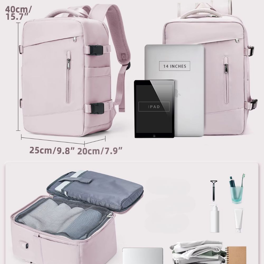 Women Men Backpack Suitcase for Effortless Air Travel_10