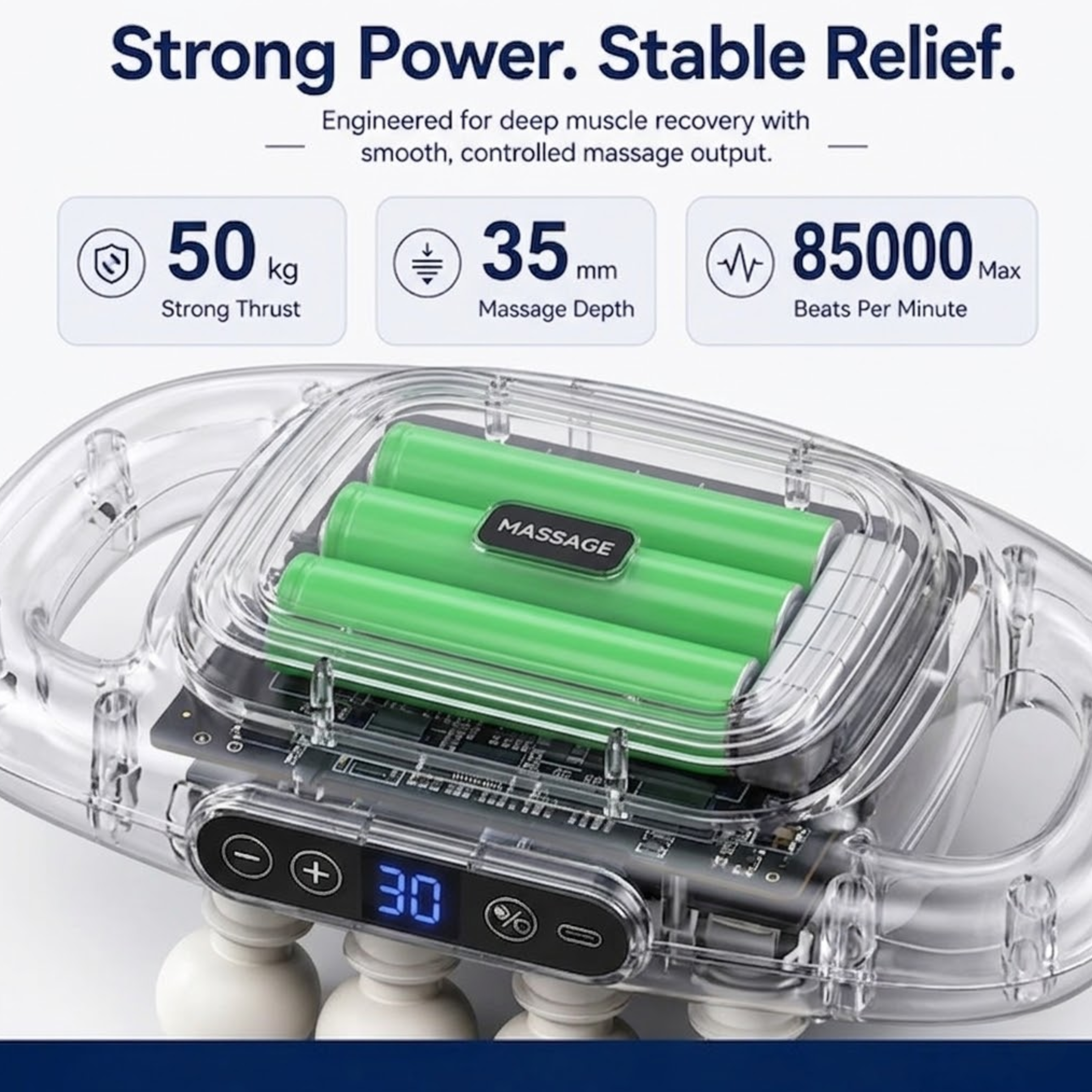 Deep Tissue Massager — Full-Body Relief for Tight, Sore & Tired Muscles