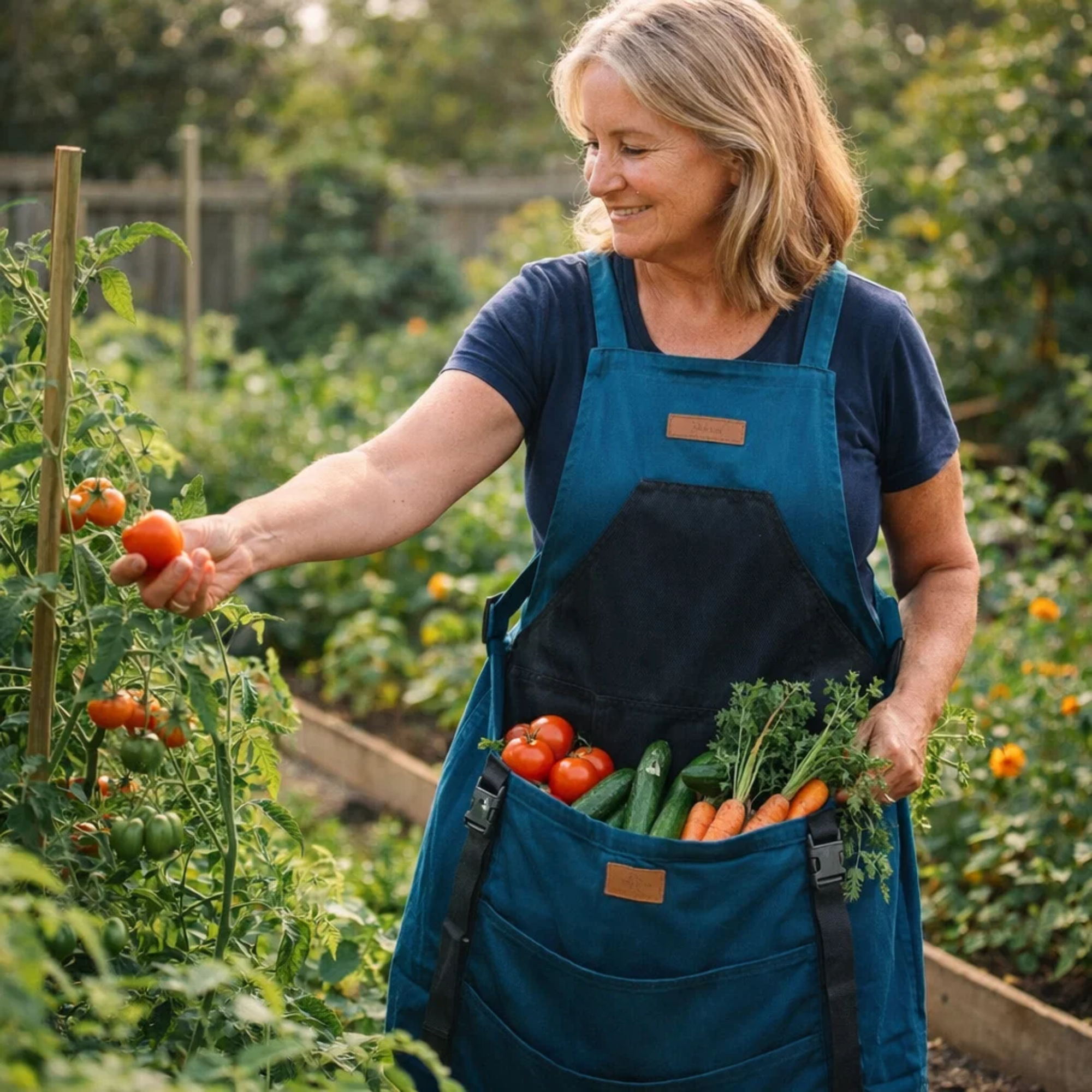 Harvest Carrier Apron — Hands-Free Garden Harvesting