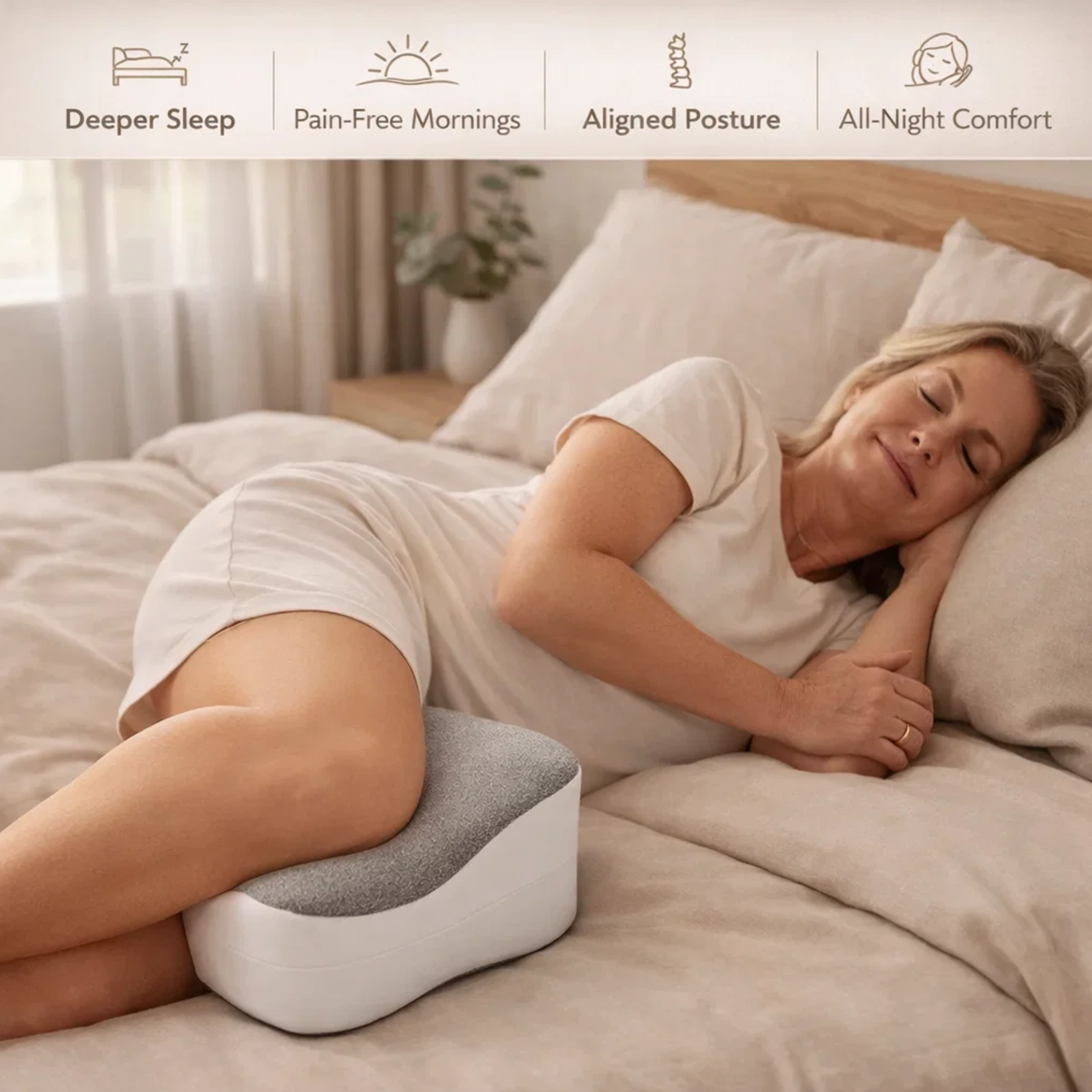 Orthopedic Knee Pillow — Finally, Rest Without Sciatic Flare-Ups