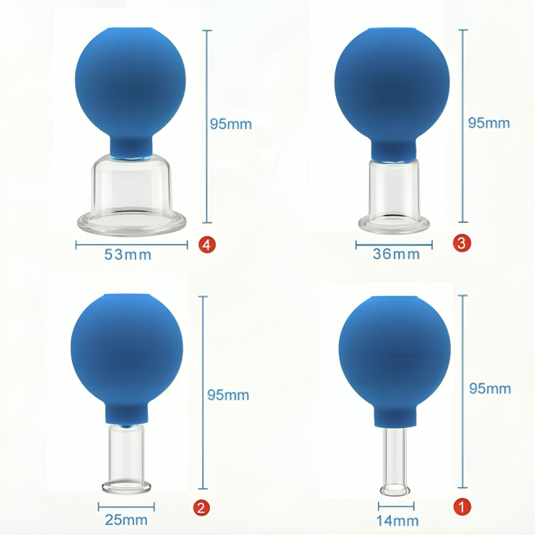 4 Pcs Therapeutic Face & Body Cupping Kit