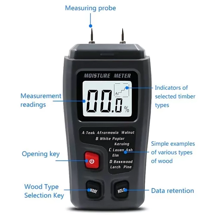 Digital Wood Moisture Meter