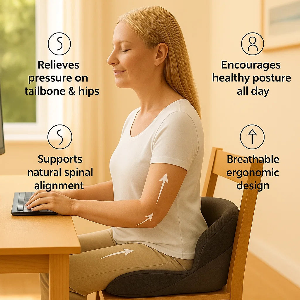 Memory Foam Seat Cushion - Comfort That Lasts For Hours