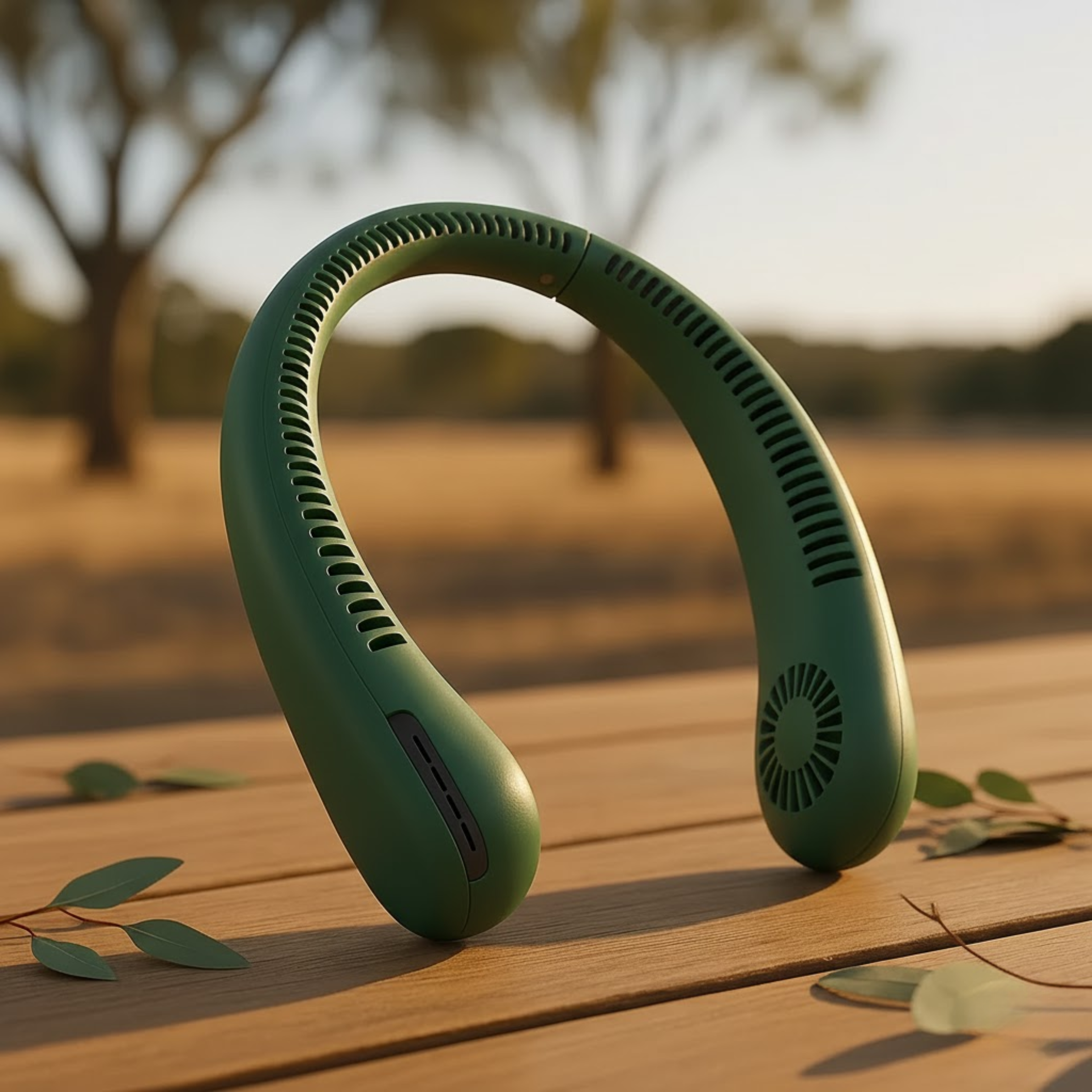 Airflow ™ Portable Bladeless Neck Fan - Powerful Cooling in Seconds.