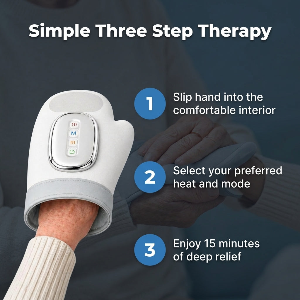 Pain Relief Hand Massager Glove — Helps Ease Hand Arthritis Discomfort