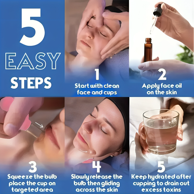 4 Pcs Therapeutic Face & Body Cupping Kit