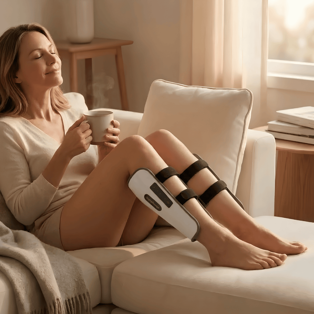 Calf Therapy Sleeves — Heat, Vibration & EMS for Tired, Aching Legs