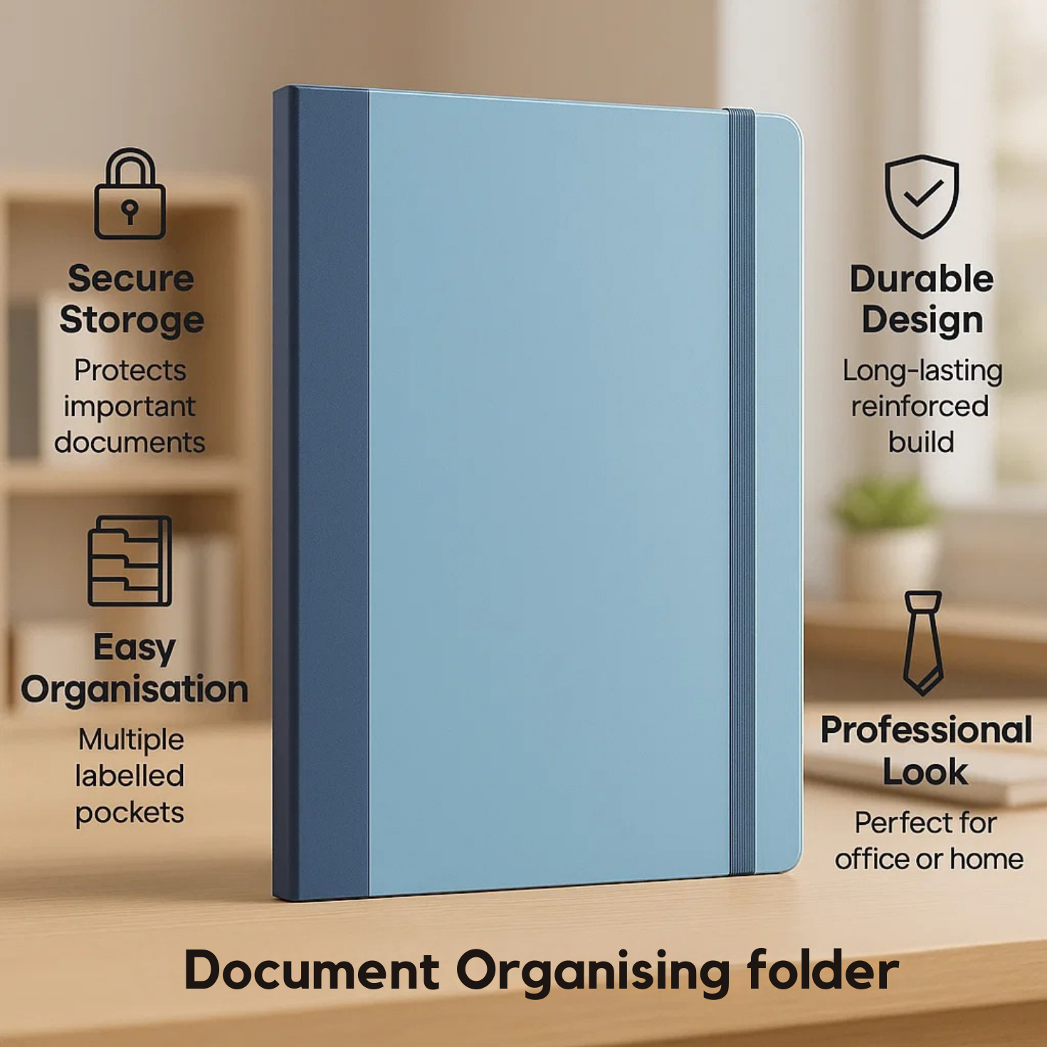 Emergency Binder Document Organiser - Securely Stores Documents You Can’t Afford to Lose