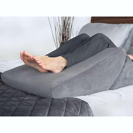 Adjustable Bed Wedge Grey - Removable Washable Cover
