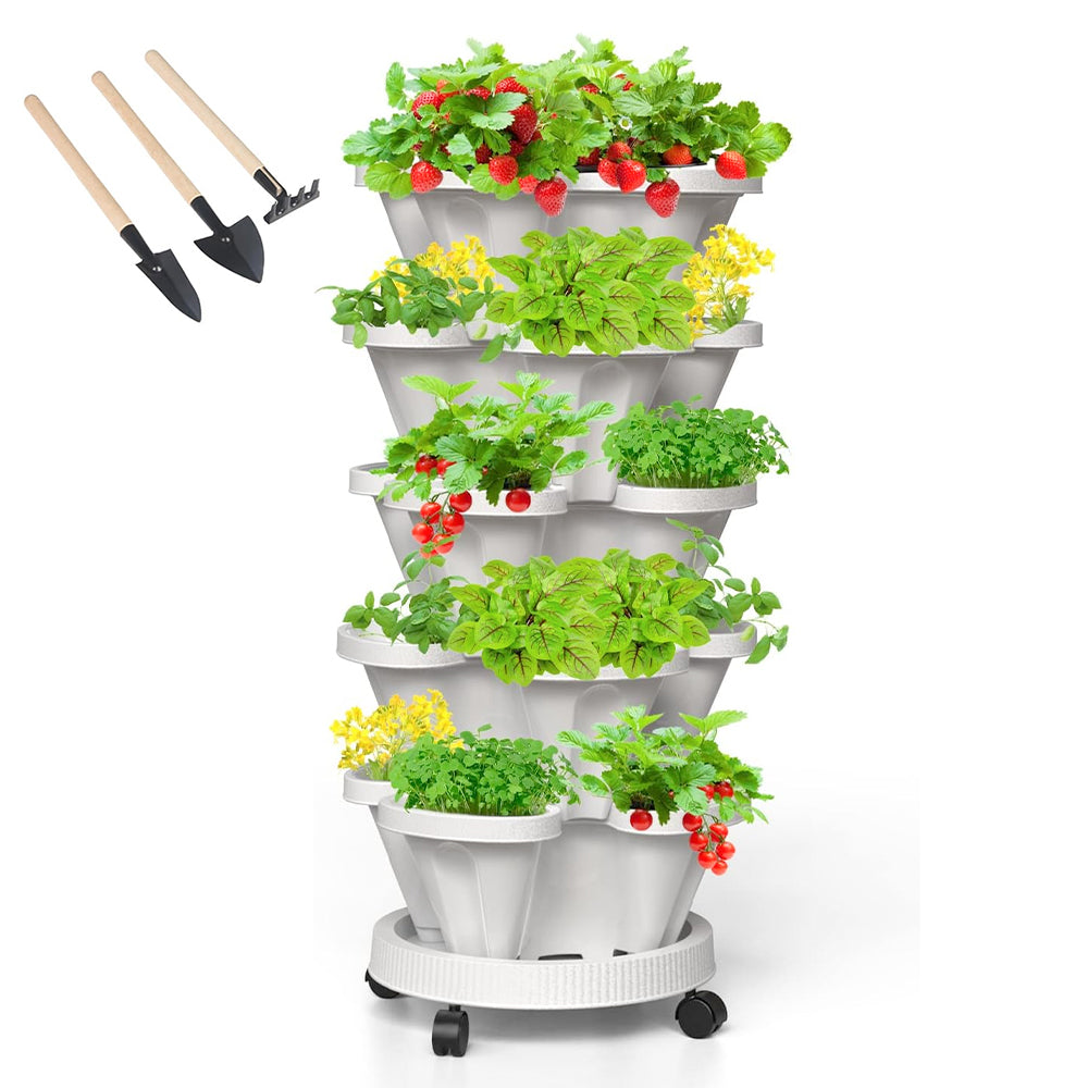 Vertical Garden Tower Planter Pots