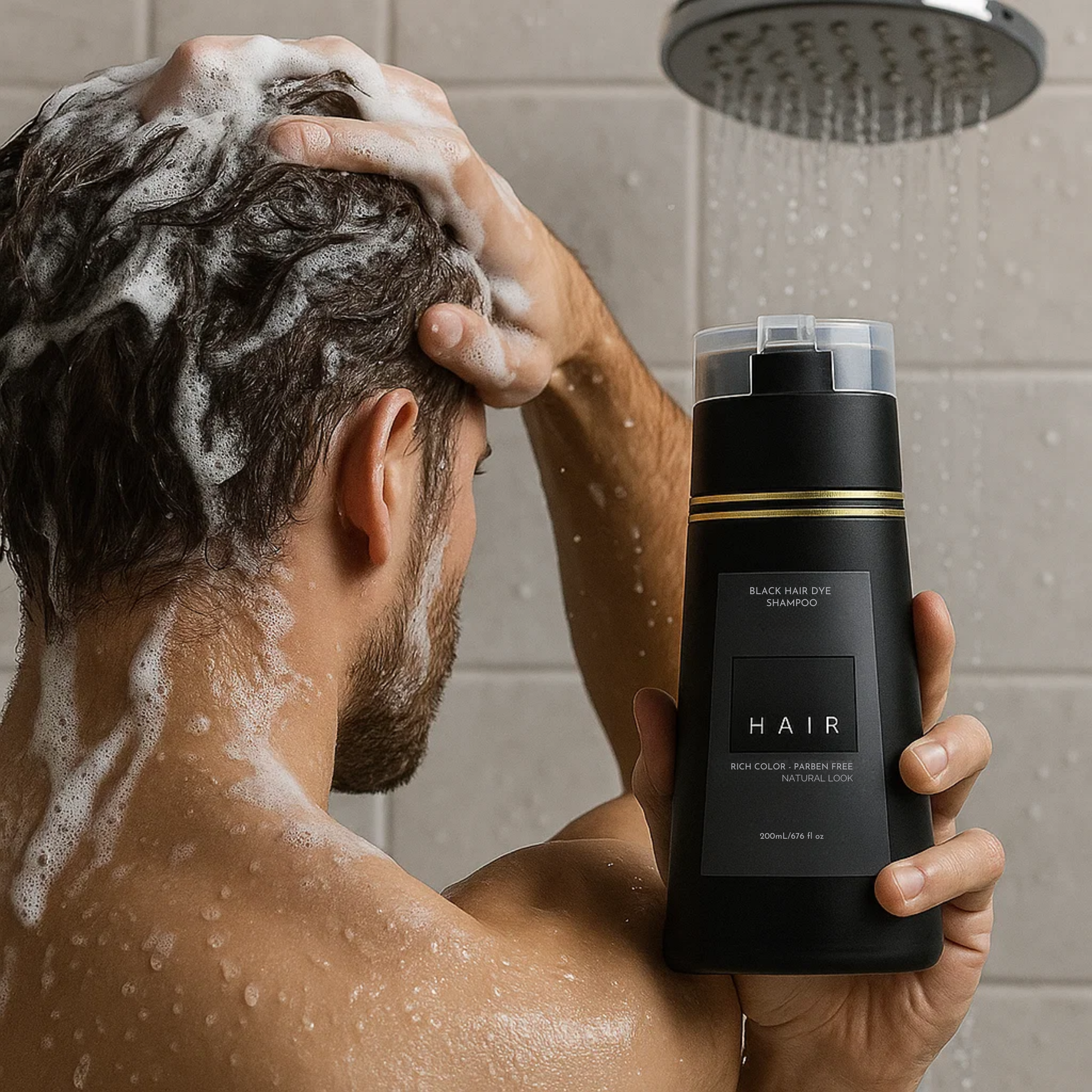 Instant Colouring Shampoo - Cover Greys in the Shower – 10-Minute Shampoo Fix