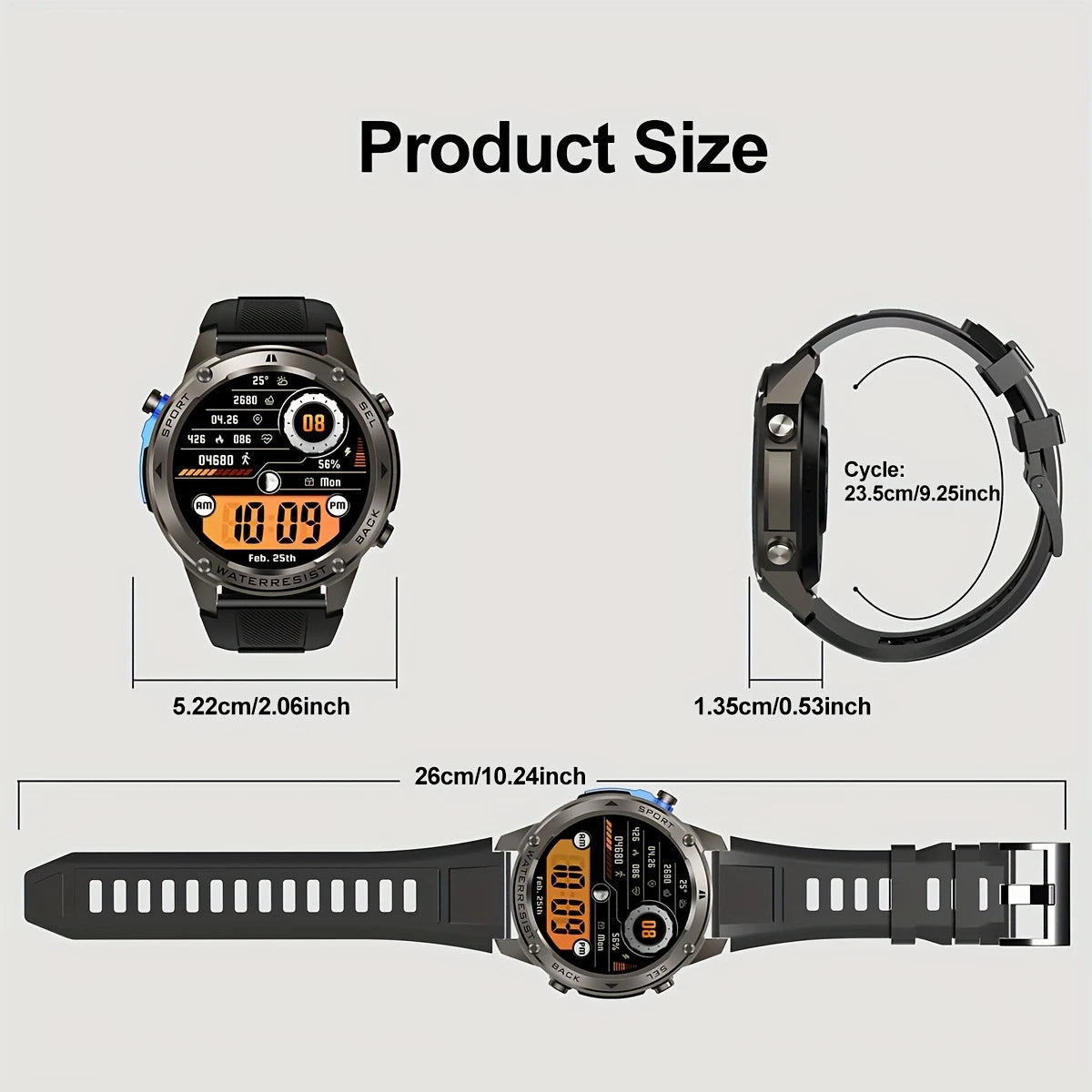 Active GPS Smart Watch - Built For Real Life