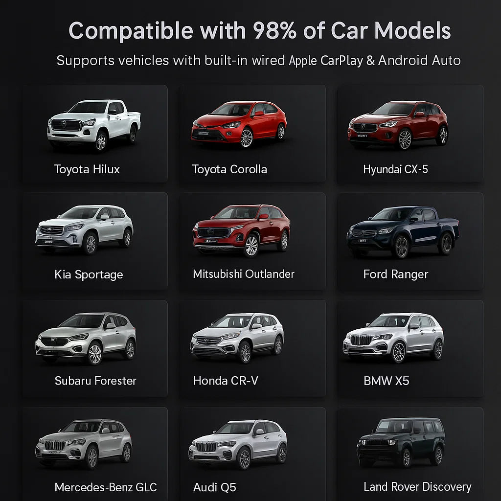 Wireless CarPlay & Android Auto USB Dongle - No More Cables, Just Spotify & Maps at Your Command