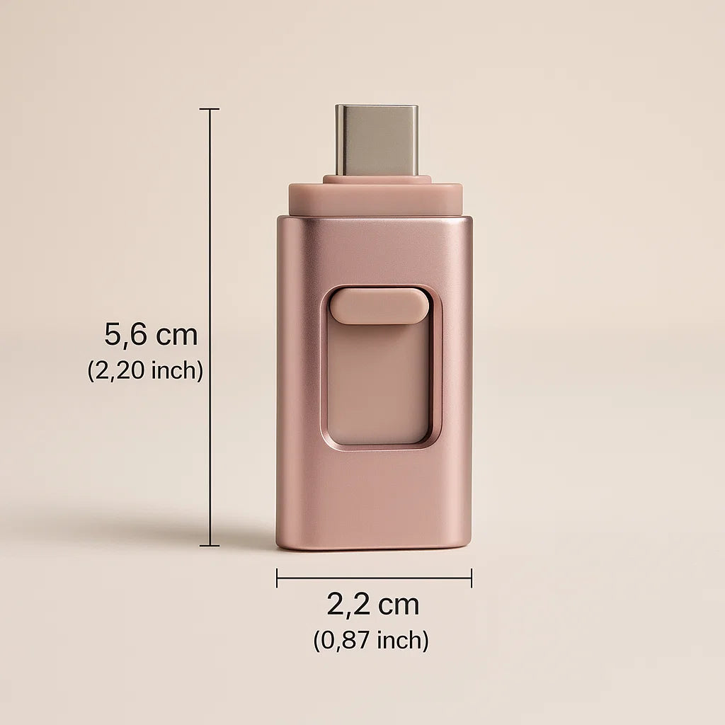 2TB Smartphone Memory USB - Store 500,000 Photos Or 400+ Hours Of Video