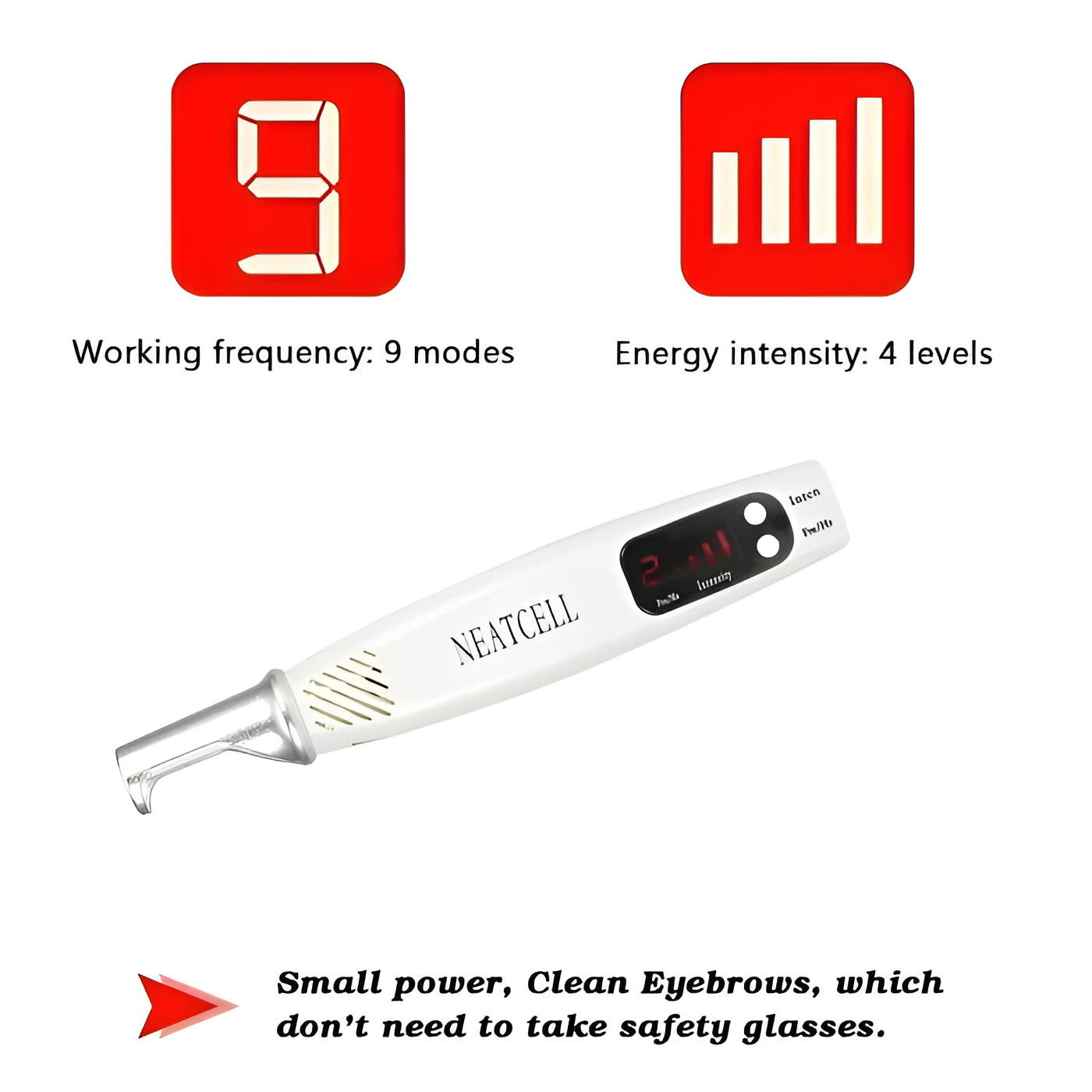 Laser Tattoo Removal Pen - Fade ink by 40% in 3 sessions