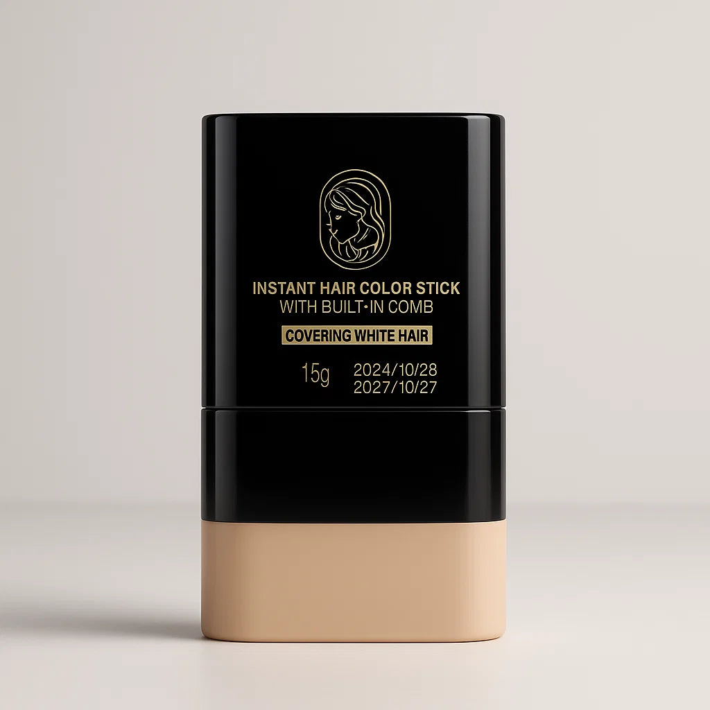 Immediate Hair Colour Stick with Built-In Comb - The 30-Second Fix for Grey Roots