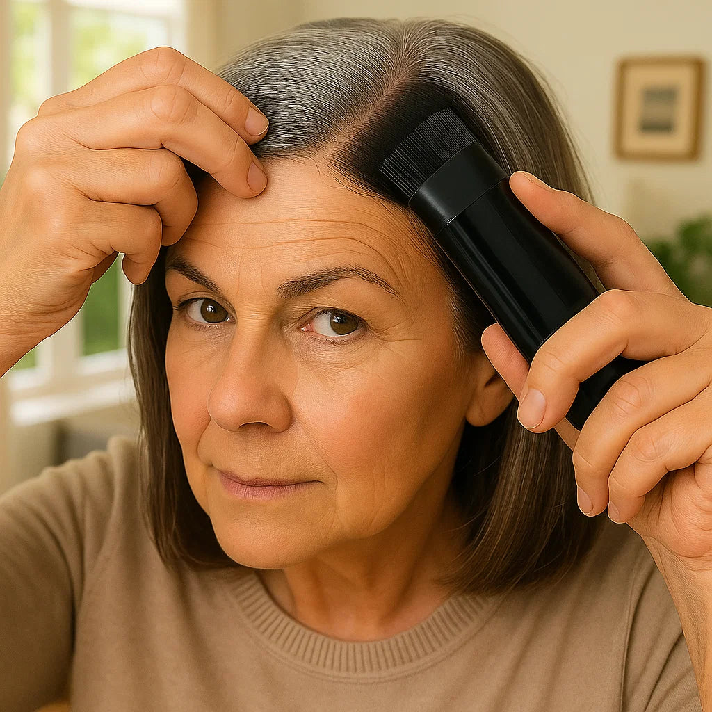Immediate Hair Colour Stick with Built-In Comb - The 30-Second Fix for Grey Roots