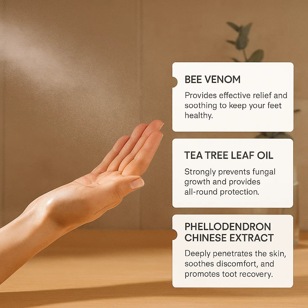 Natural Anti-Fungal Bee Venom Spray - See Healthier Nails in Just 7 Days
