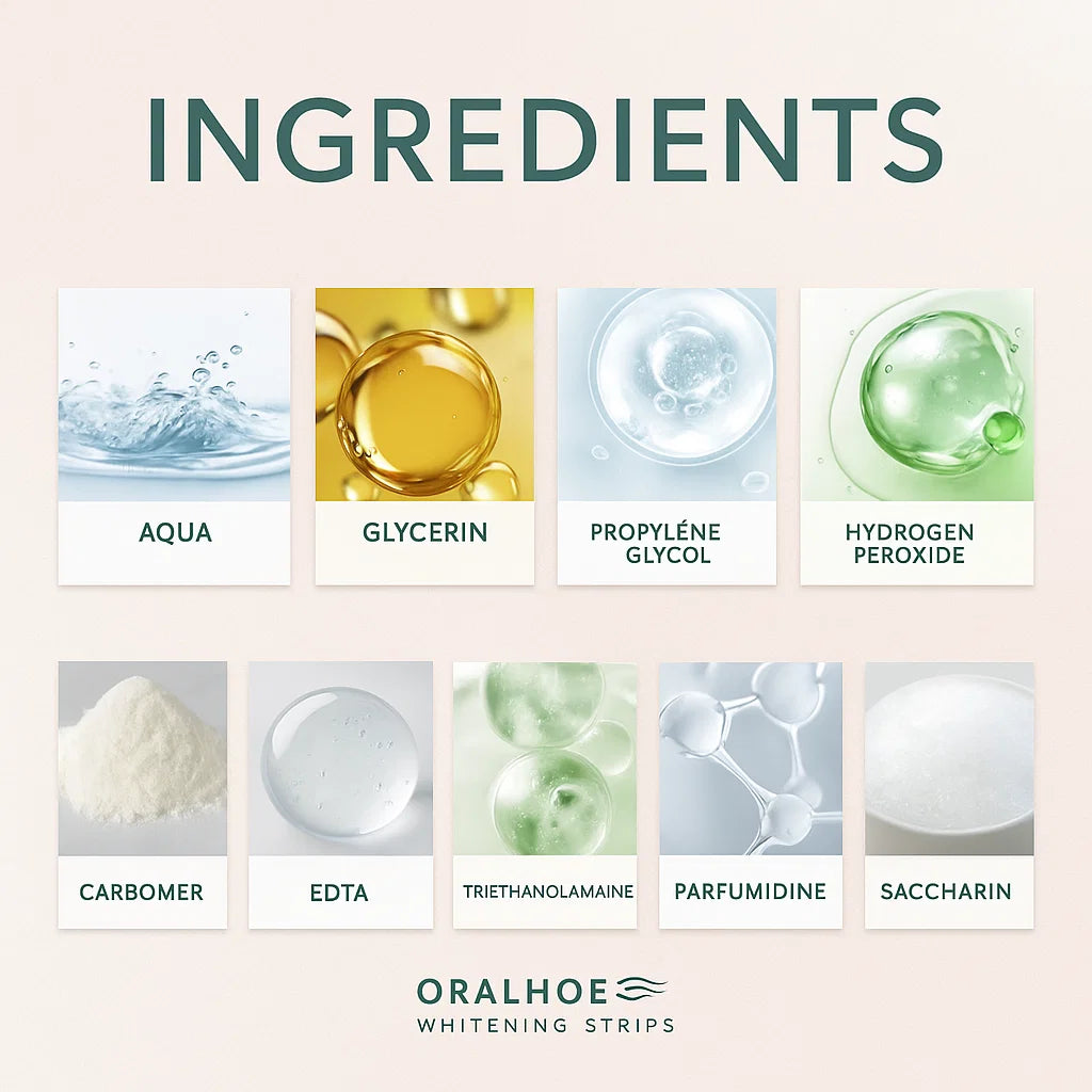 Teeth Whitening Strips Gel