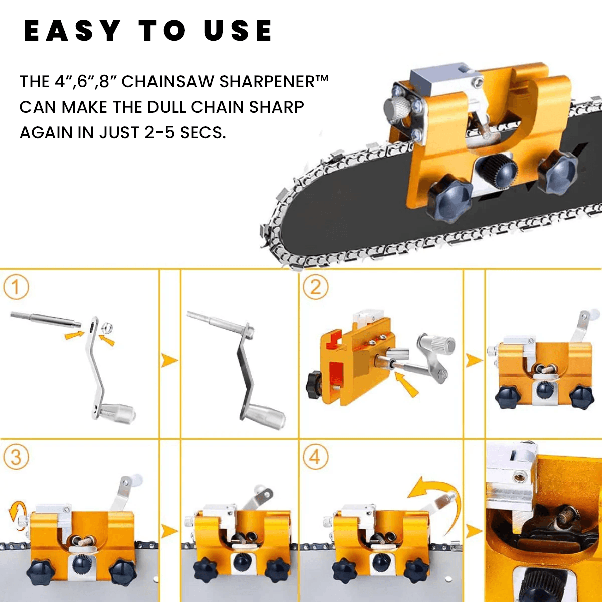 4", 6", 8" Chainsaw Sharpener™ - oz supplyz