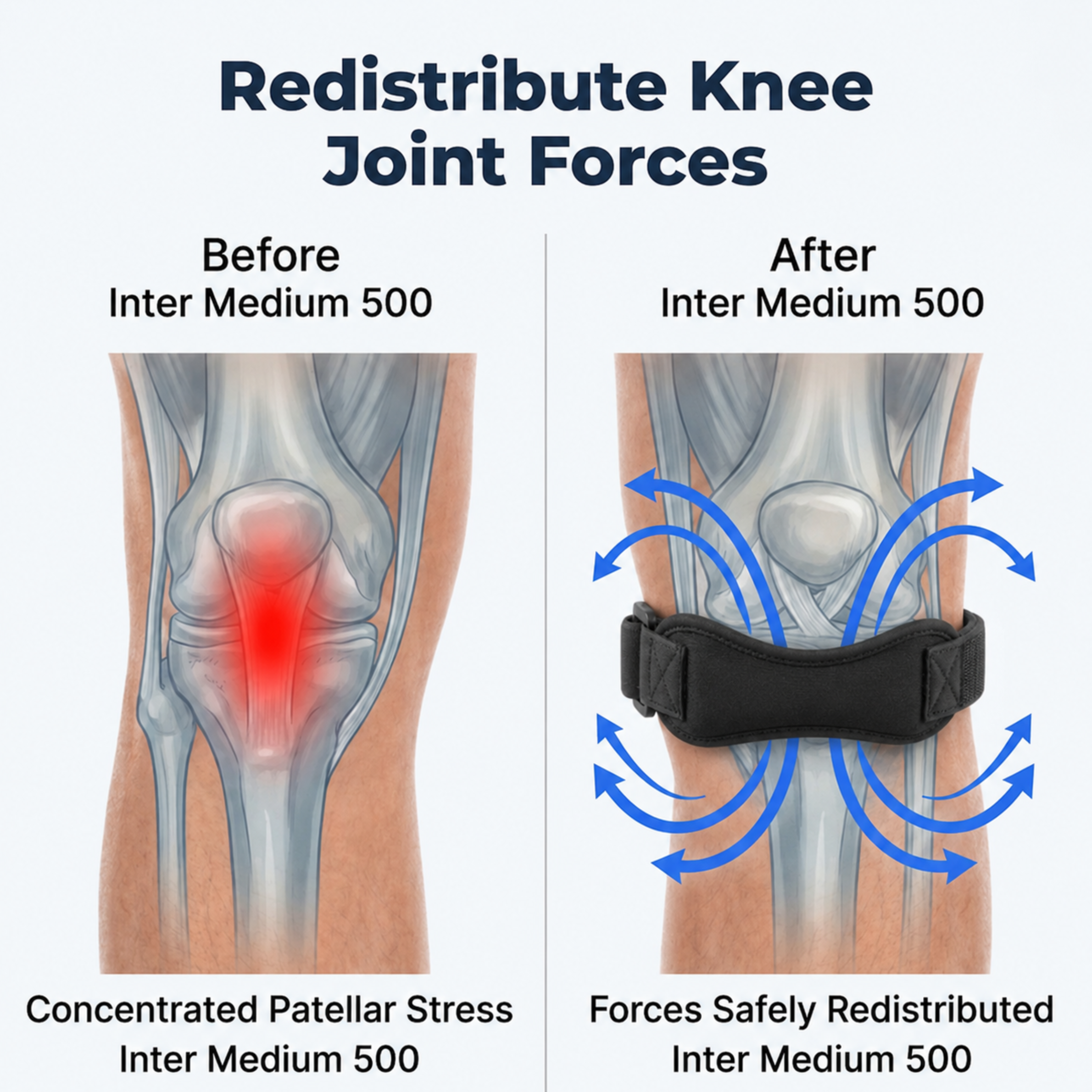 Patellar Strap — Ease Knee Discomfort During Everyday Movement