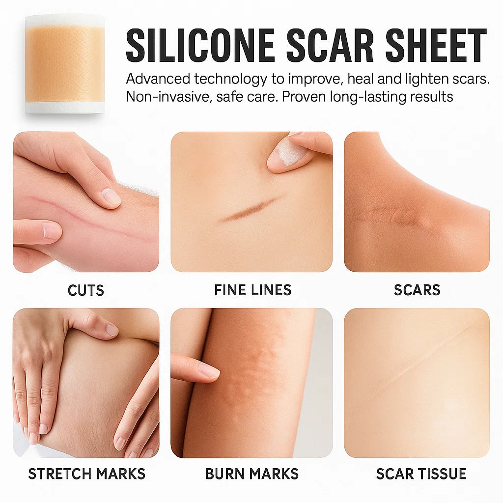 Silicone Wrinkle Smoothing Sheet Roll - Visibly Smooth Fine Lines and Rejuvenate Your Skin
