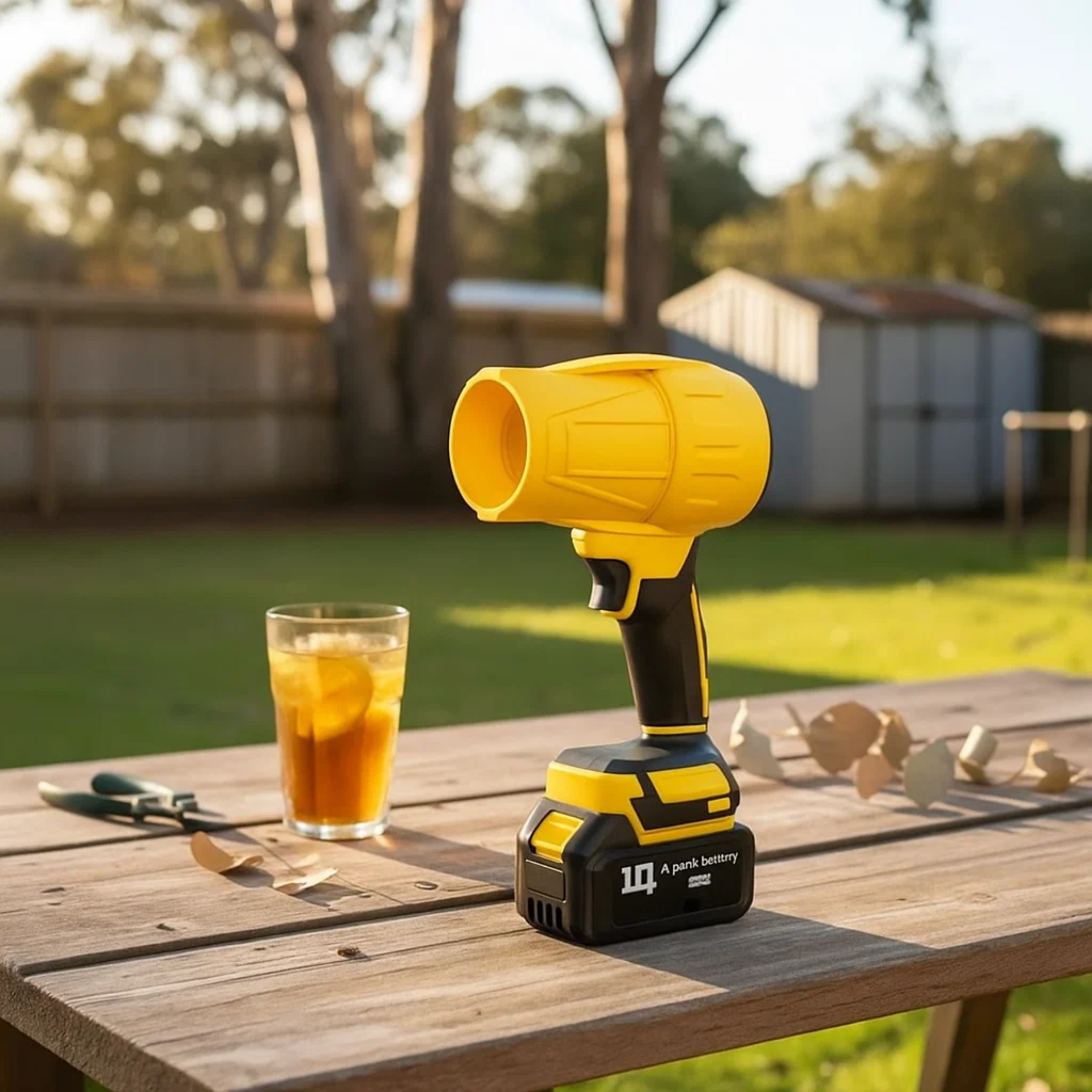 Ultra-Light Cordless Leaf Blower – Clear Leaves Fast, Anywhere - 2X Free Batteries Included