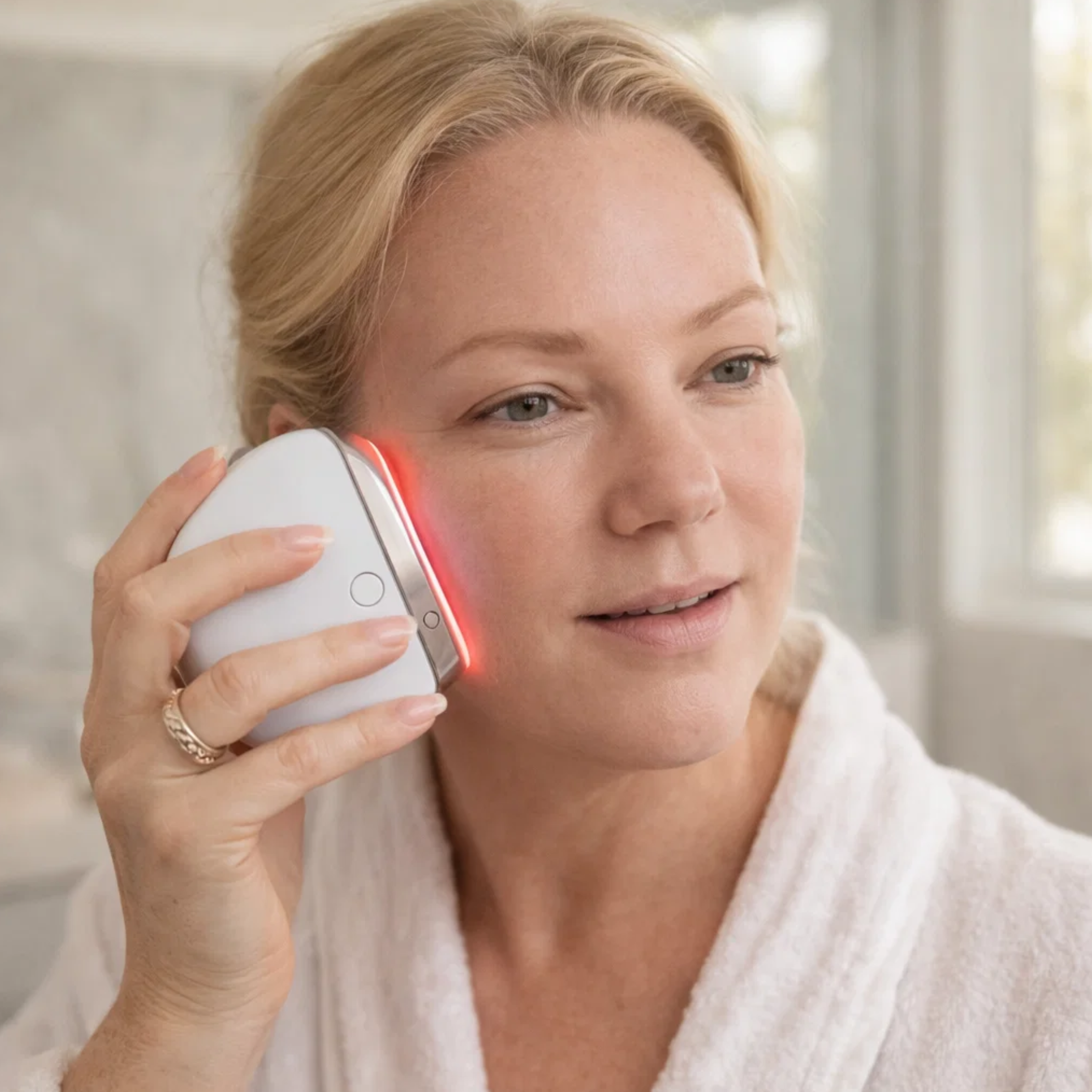 3-Light Microcurrent Gua Sha – Depuff Skin & Restore Youthful Skin