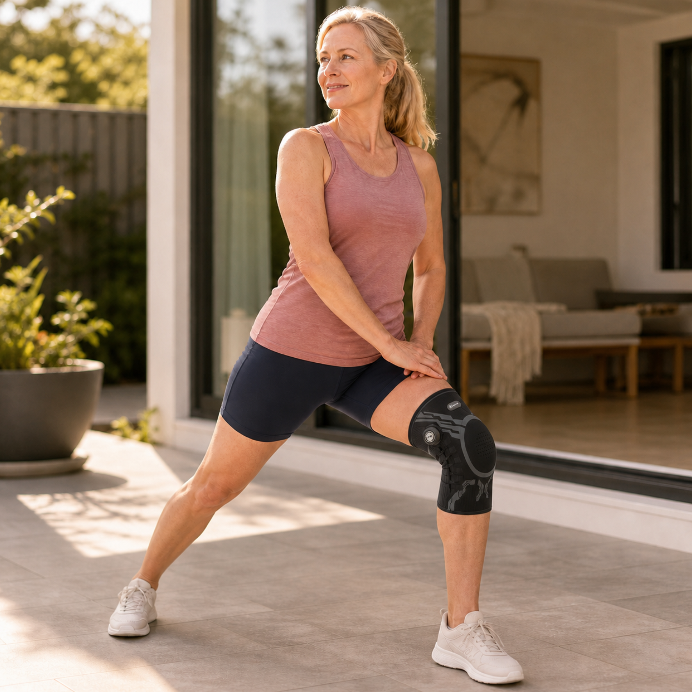 Smart Knob Knee Brace — Adjustable Knee Support for Every Rep, Run & Workout