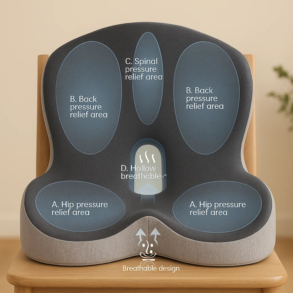 Memory Foam Seat Cushion - Comfort That Lasts For Hours