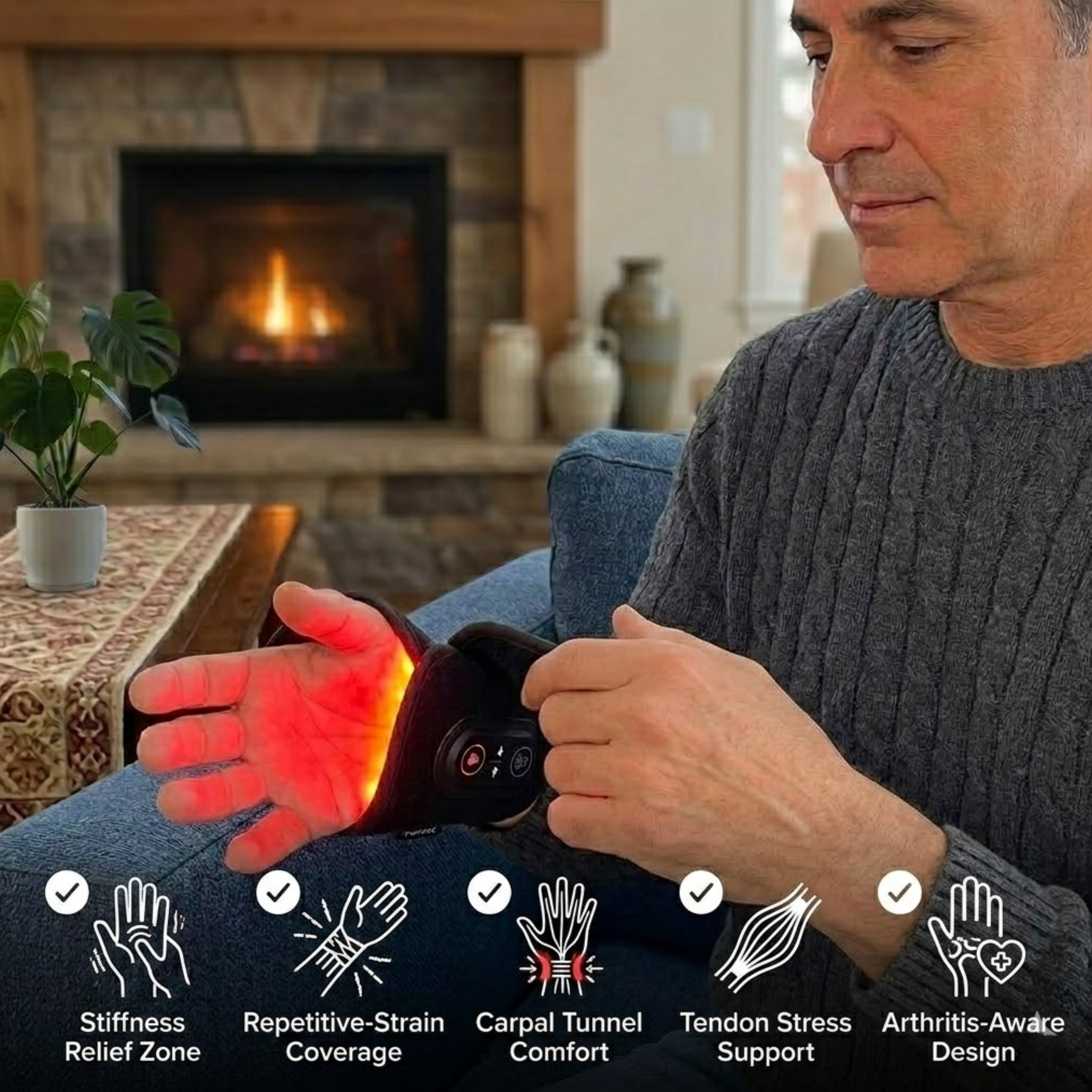 Infrared Wrist Guard — Wrist Comfort For Arthritis, Carpal Tunnel & Daily Strain