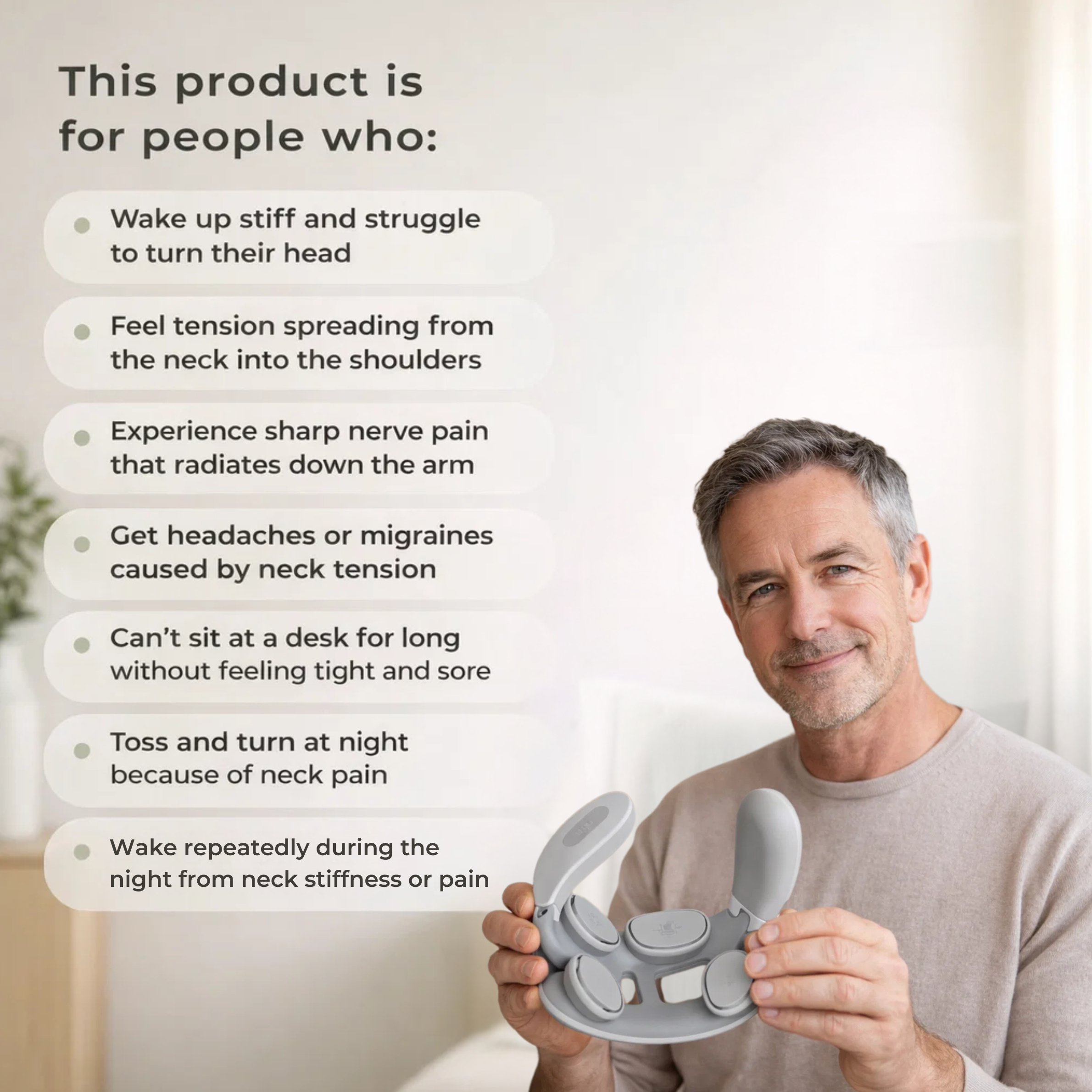 Advanced Neck Massager – Relief For Tension & Stiffness