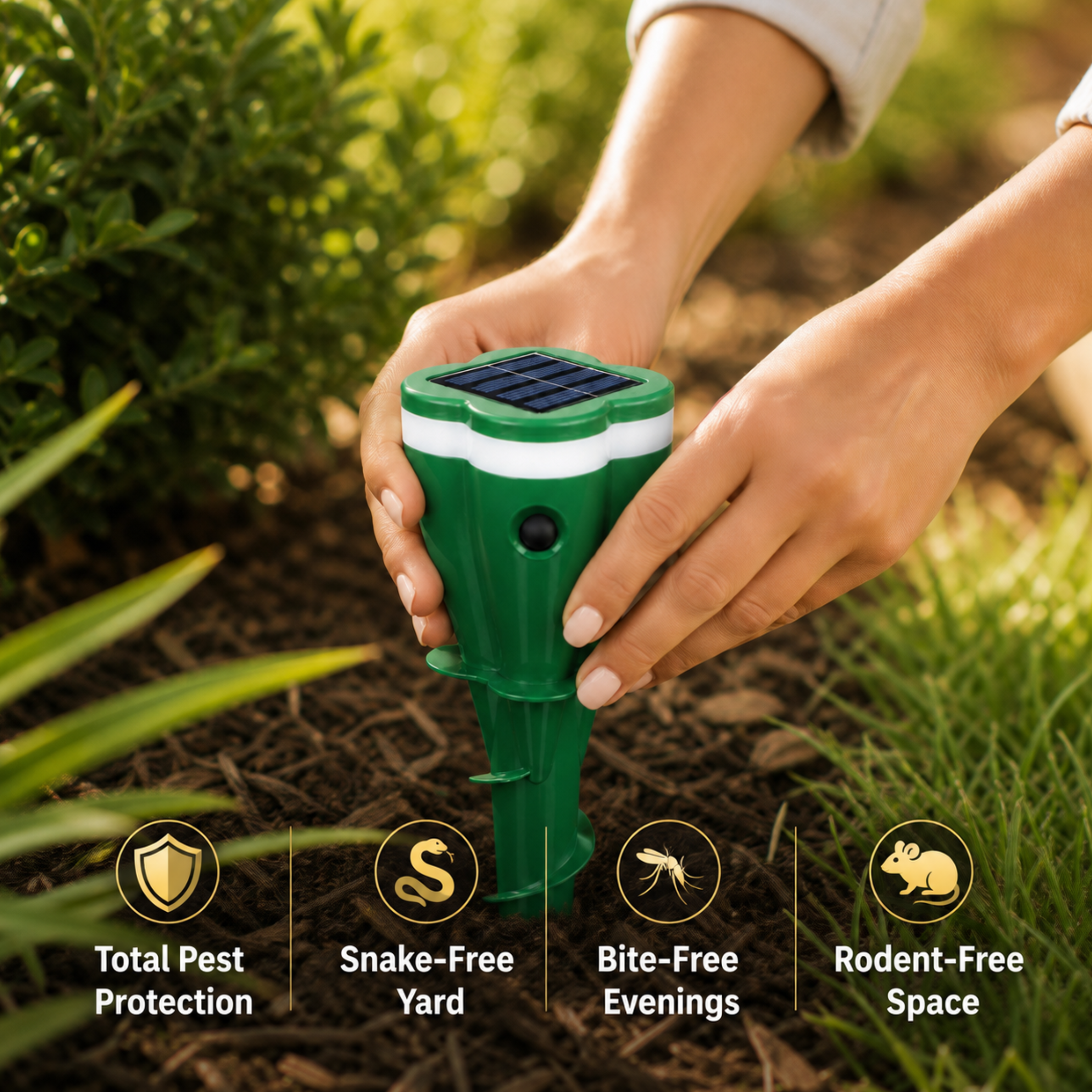 Rats in the Roof? Pests in the Yard? — Solar Repeller That Drives Rats, Mice, Mozzies & Snakes Off Your Property (No Poison, No Traps)