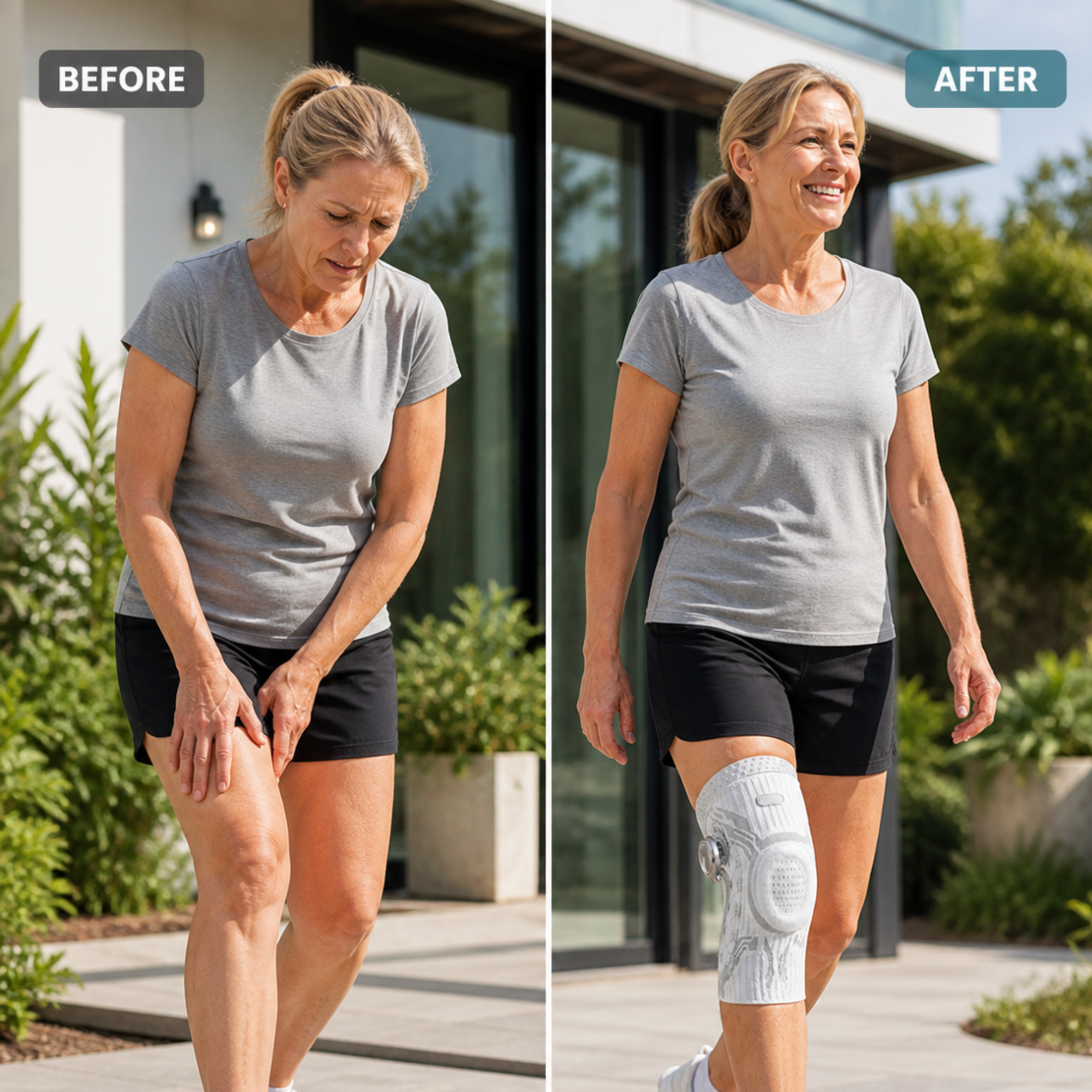 Smart Knob Knee Brace — Adjustable Knee Support for Every Rep, Run & Workout