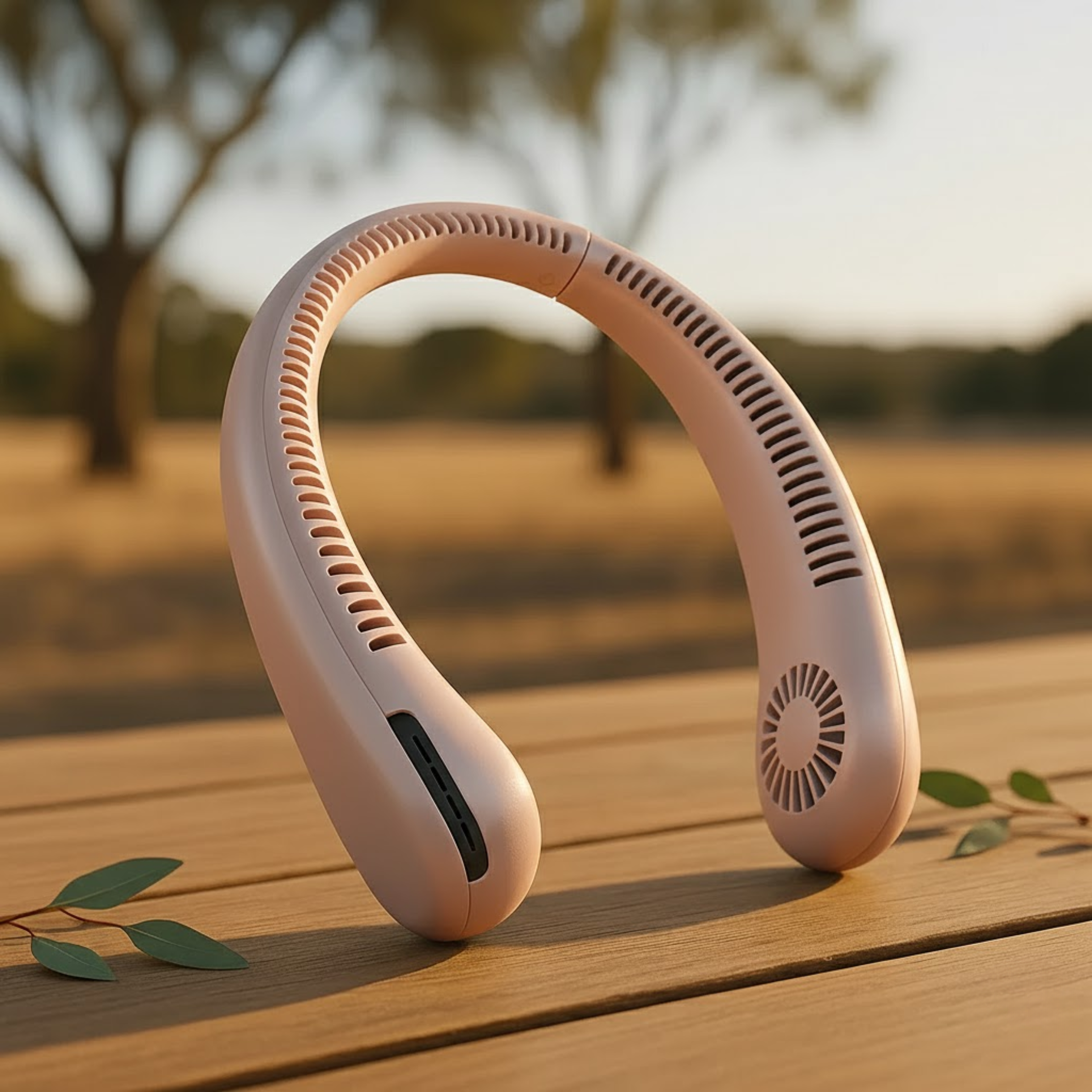 Airflow ™ Portable Bladeless Neck Fan - Powerful Cooling in Seconds.