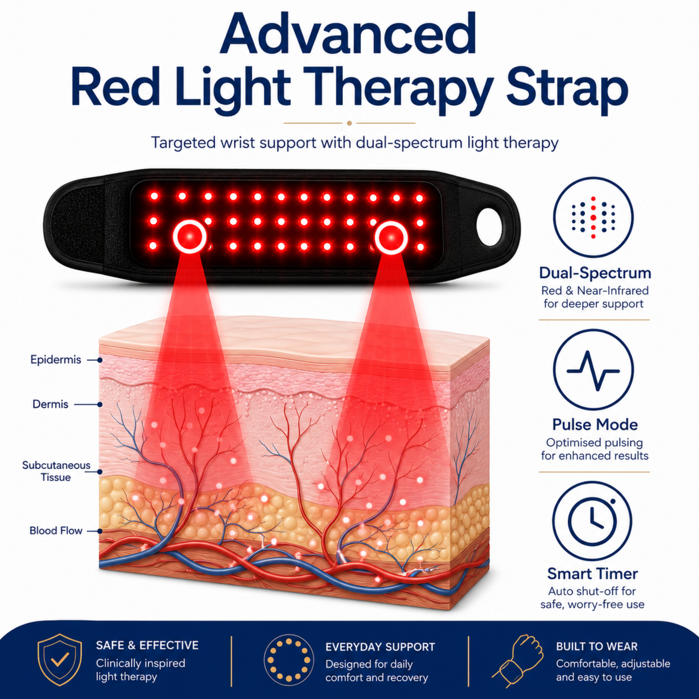 Infrared Wrist Guard — Wrist Comfort For Arthritis, Carpal Tunnel & Daily Strain