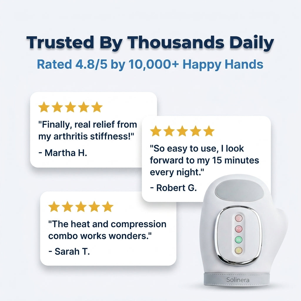 Pain Relief Hand Massager Glove — Helps Ease Hand Arthritis Discomfort