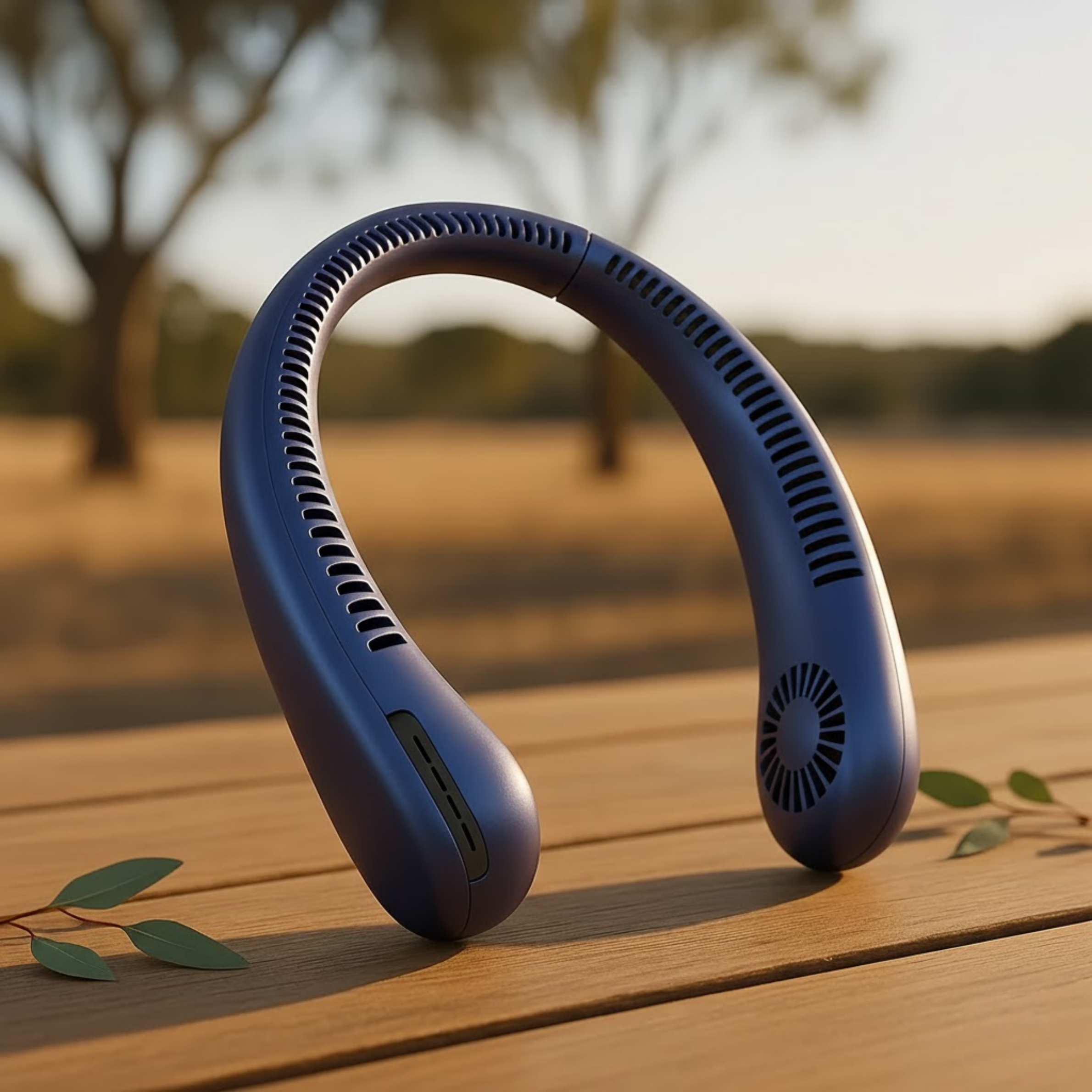 Airflow ™ Portable Bladeless Neck Fan - Powerful Cooling in Seconds.