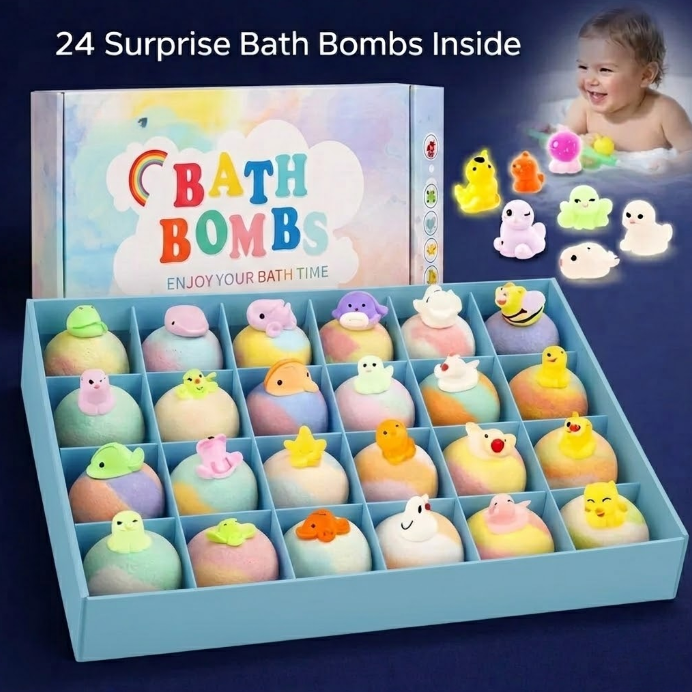 Kids Bath Bomb Set — End Bath-Time Battles & Turn Every Night Into Fun